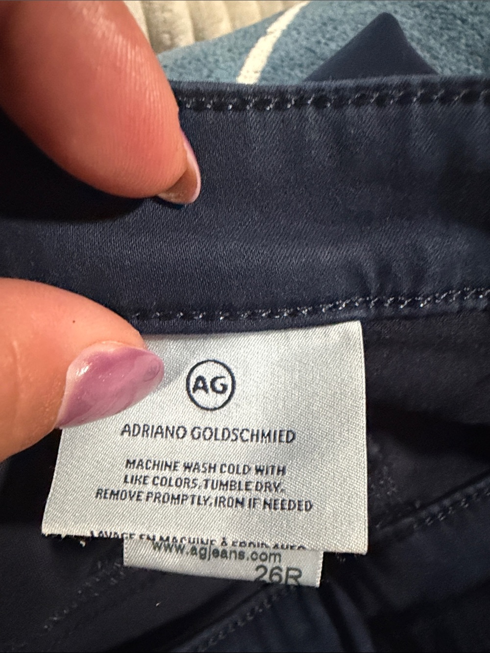 AG Adriano Goldschmied Dark Wash Super Skinny Ankle Legging Denim Jeans. Sz 26 - Picture 12 of 12